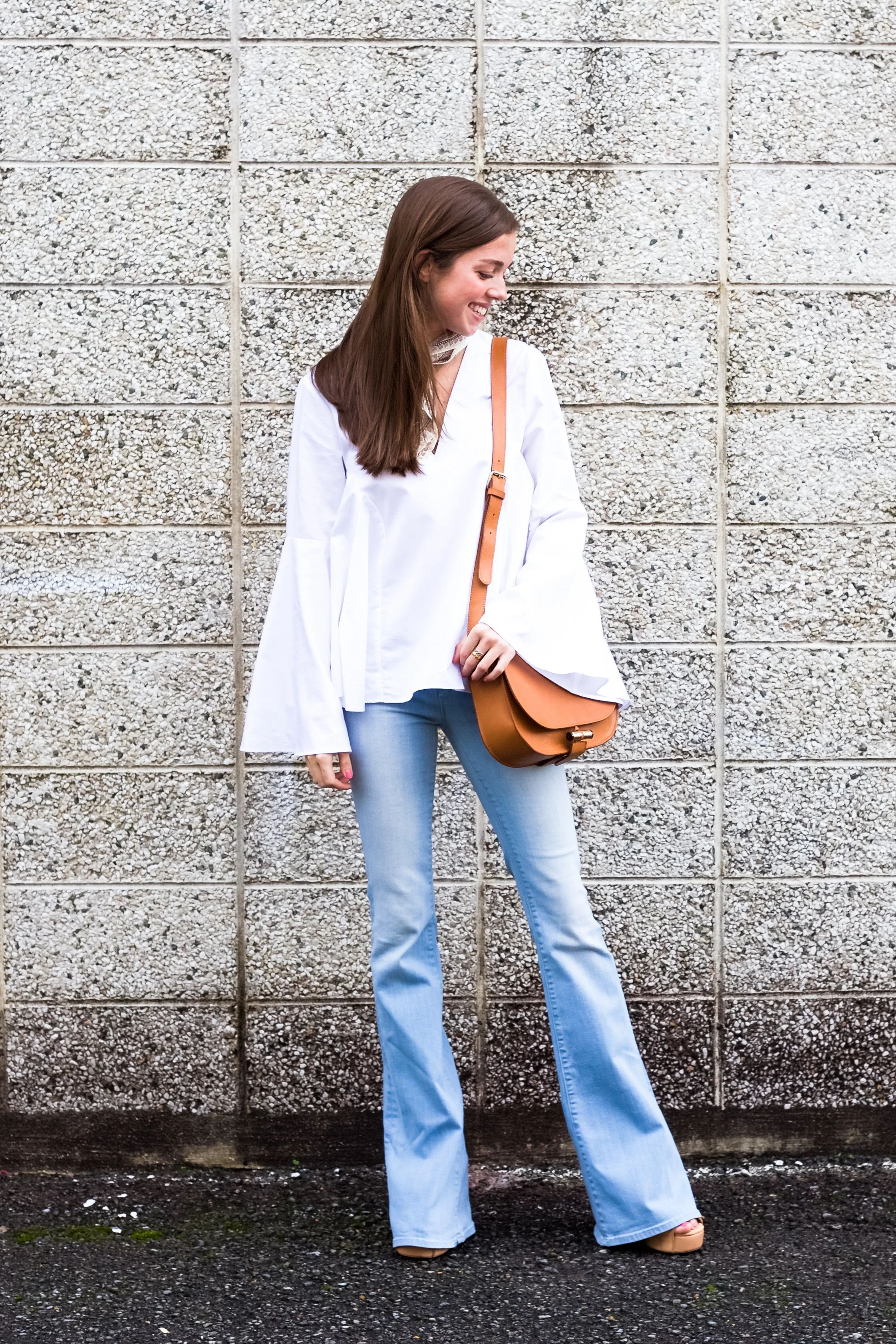 Bell top style sleeves